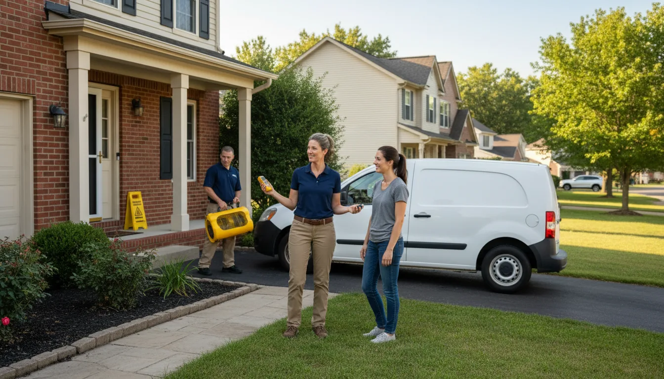 Residential water damage restoration in Ulen, MN